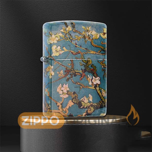 فندک بنزینی طرح شکوفه بادام ZORRO