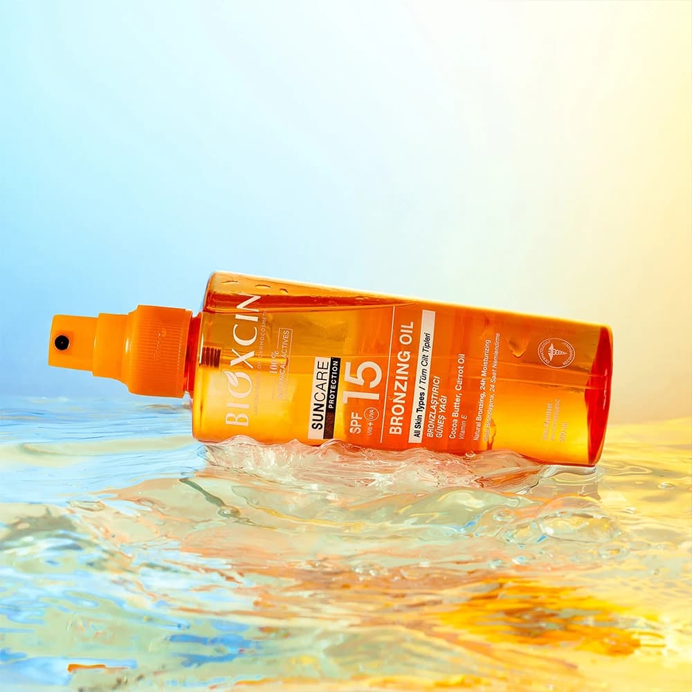 روغن ضدآفتاب و برنزه‌کننده بیوکسین SPF15 حجم 200 میلی‌لیتر — تصویر ۵