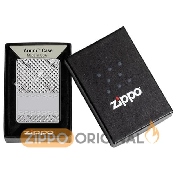 زیپو اصل کد 167 Diamond plate — تصویر ۲