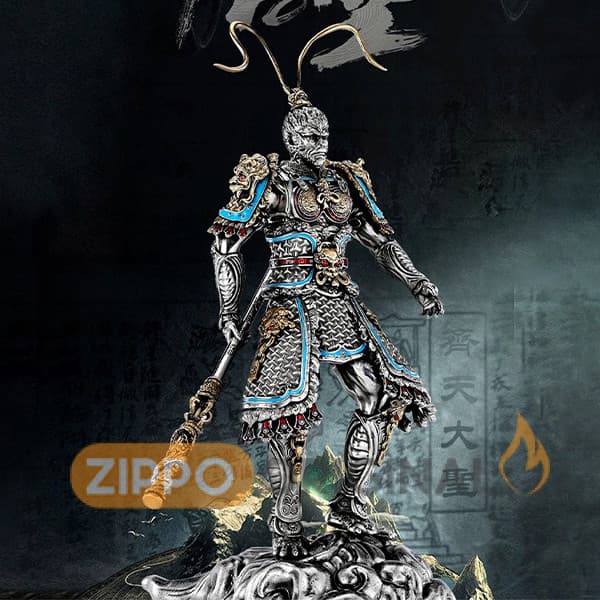 زیپو اصل مدل Sun Wukong – میمون شاه — تصویر ۶