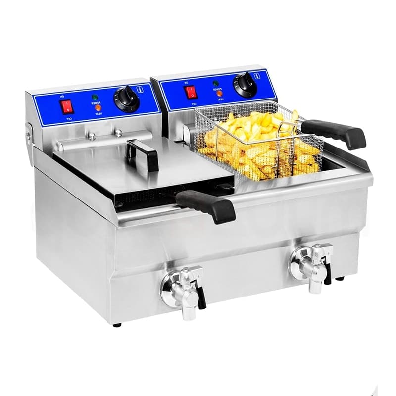سرخ کن برقی دو لگن زیکو مدل HEF-132 V — تصویر ۲