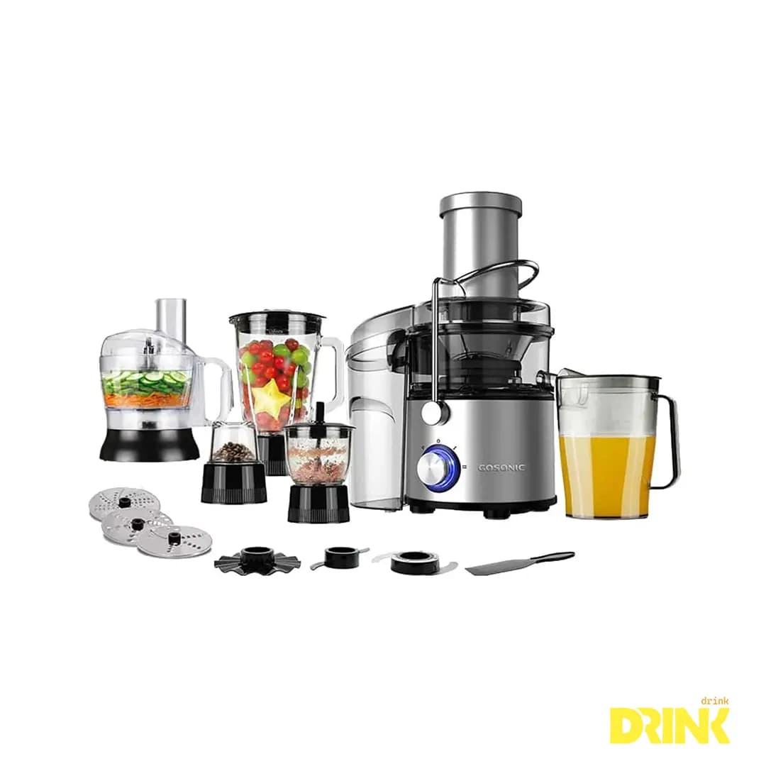 آبمیوه گیر و غذاساز گوسونیک GFP-730 [چندکاره] — تصویر ۲