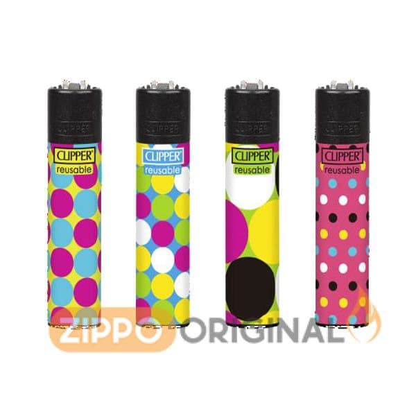 فندک کلیپر مدل Polka Dots