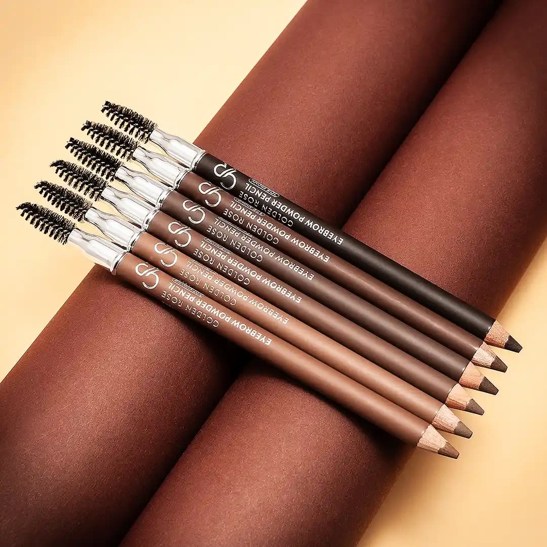 مداد ابرو پودری گلدن رز مدل Eyebrow Powder Pencil — تصویر ۶