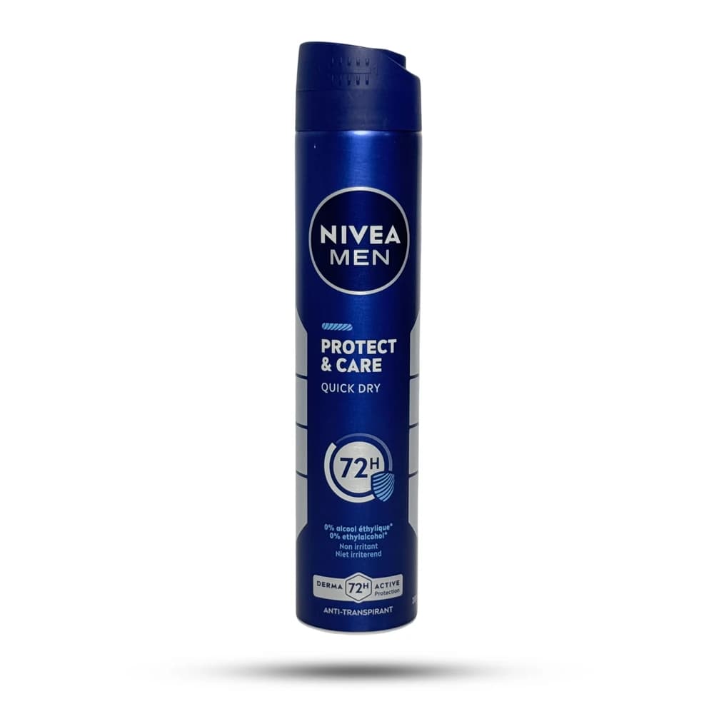 اسپری ضد تعریق مردانه نیوا مدل Protect & Care Quick Dry حجم 200 میل