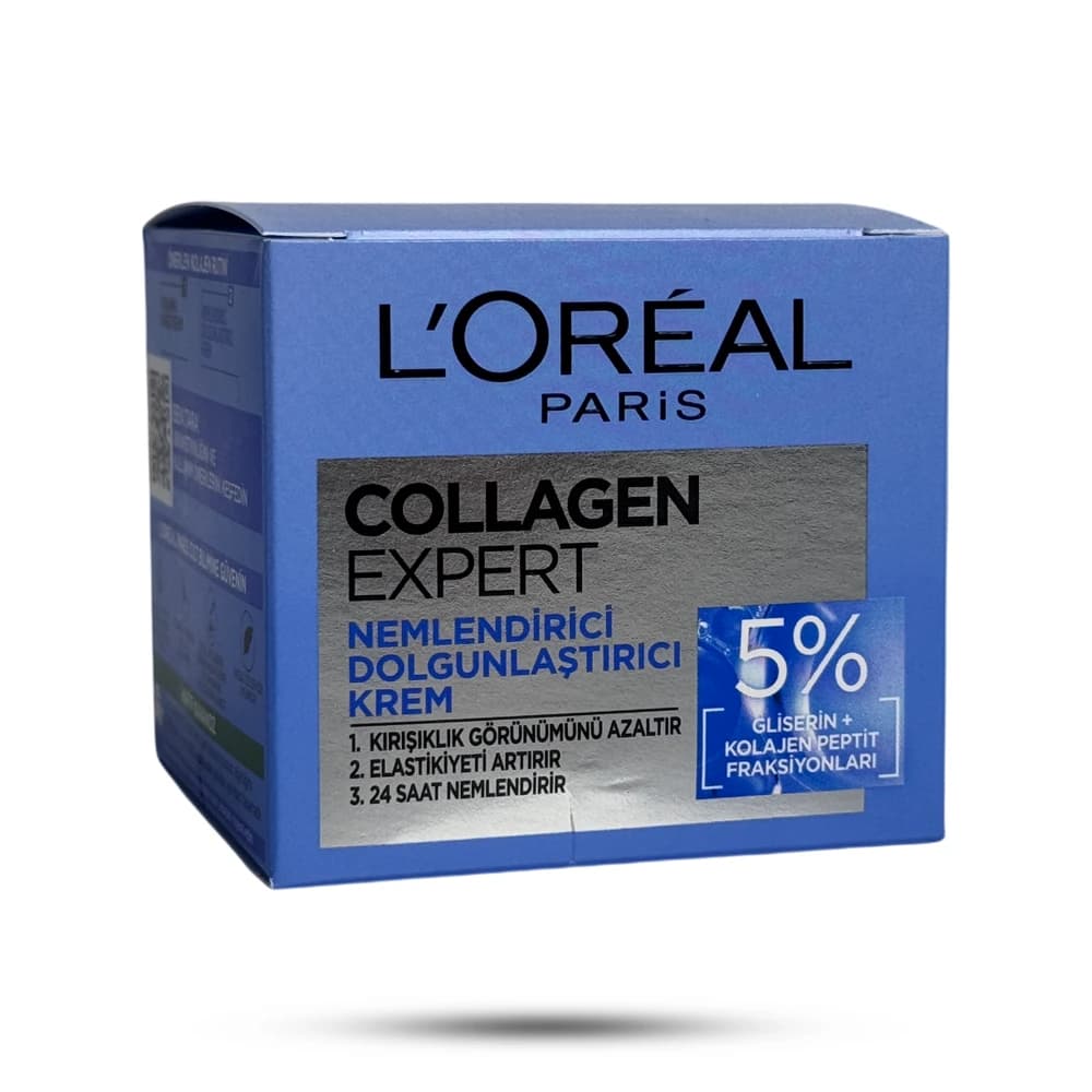 کرم مرطوبکننده و پرکننده صورت لورال مدل Collagen Expert حجم 50 میل — تصویر ۲