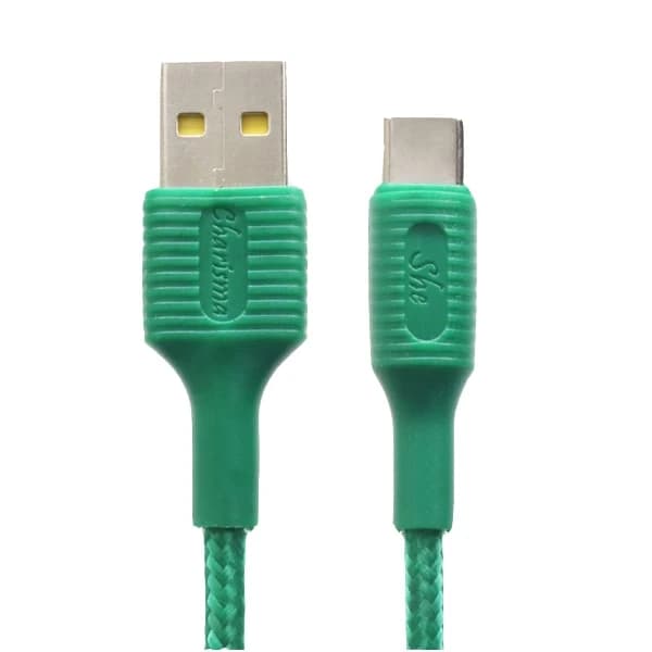کابل شارژ شی کاریزما تایپ سی مدل صبا کد She113 — تصویر ۴