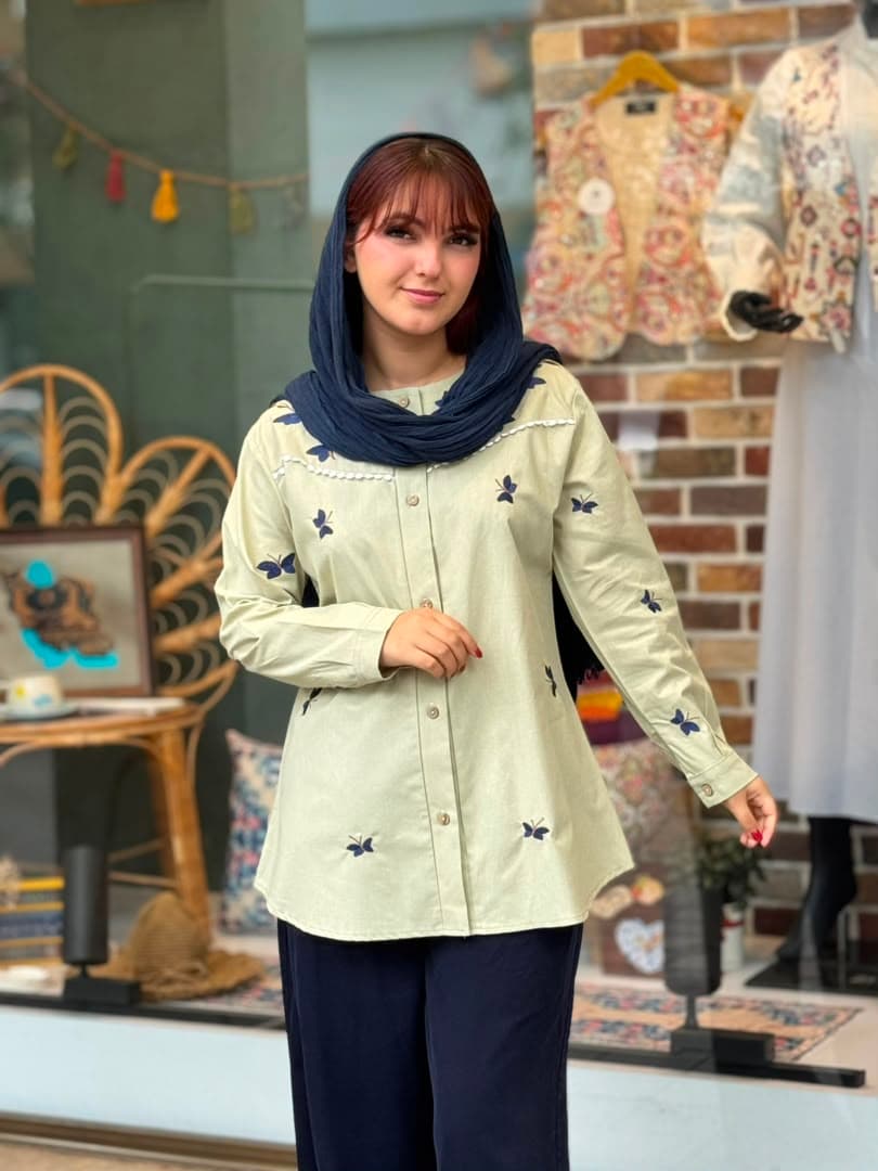 مانتو پروانه کاهویی — تصویر ۳