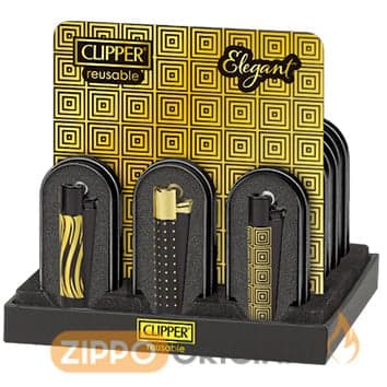 فندک کلیپر فلزی طرح 3 Elegant — تصویر ۲