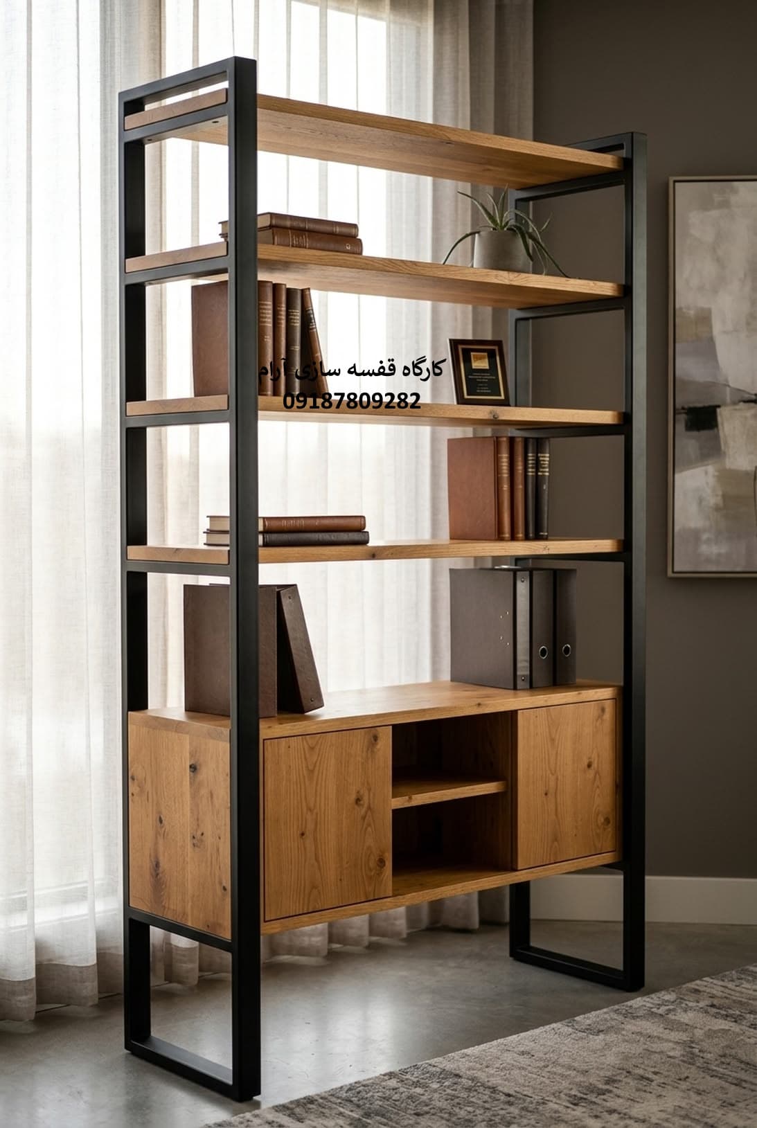 قفسه فلزی آلان کد 008 — تصویر ۲