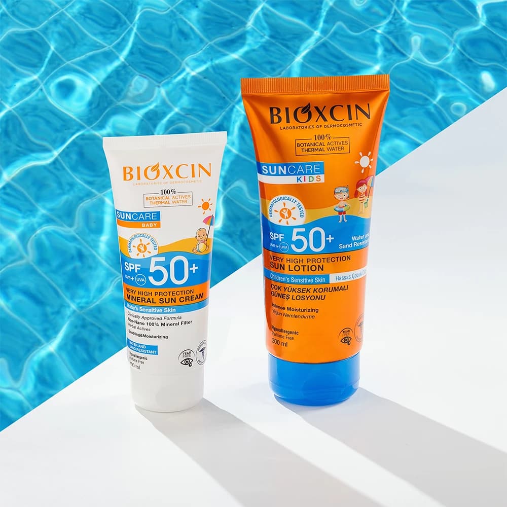 لوسیون ضدآفتاب بدن کودک بیوکسین +SPF50 حجم 200 میلیلیتر — تصویر ۷