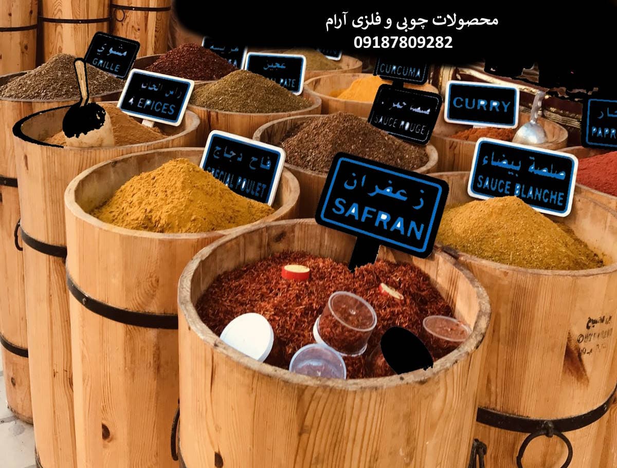 سطل چوبی استوانه ای کد 81 | مناسب خوشکبار و آجیل | بشکه چوبی استوانه ای — تصویر ۲