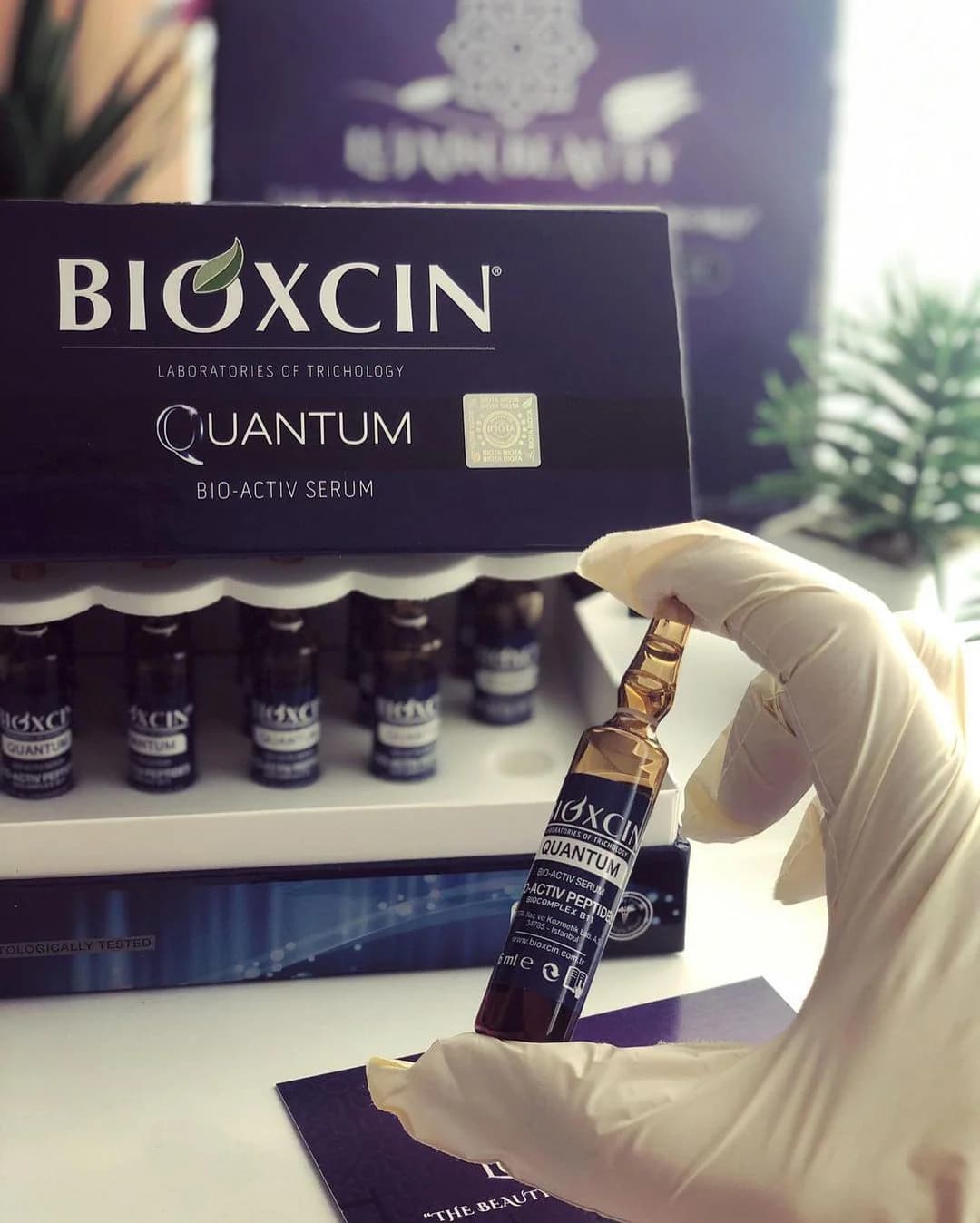 سرم ضد ریزش مو بیوکسین مدل QUANTUM بسته 15 عددی — تصویر ۲