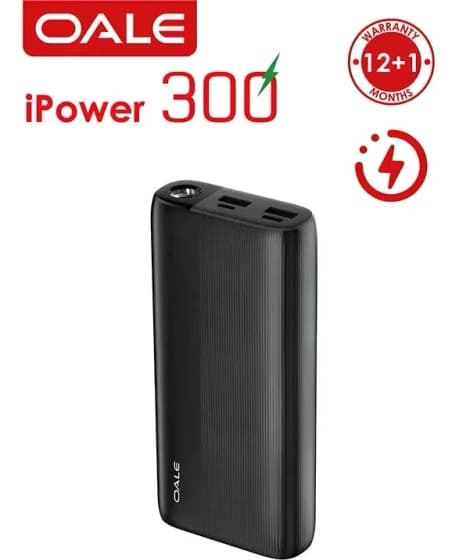 پاوربانک 20000میلی آمپر ساعت OALE iPower 300