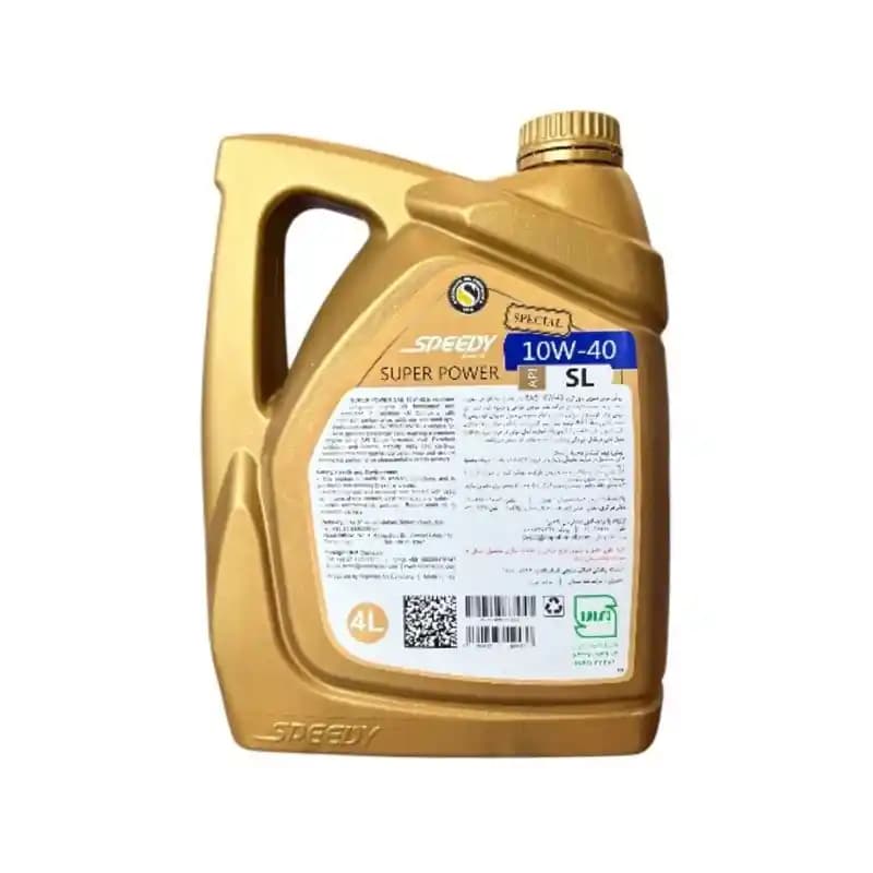 روغن موتور اسپیدی سوپر پاور حجم 4 لیتر گرید 10W-40 SL — تصویر ۲