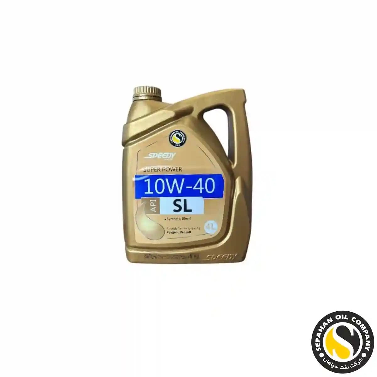 روغن موتور اسپیدی سوپر پاور حجم 4 لیتر گرید 10W-40 SL