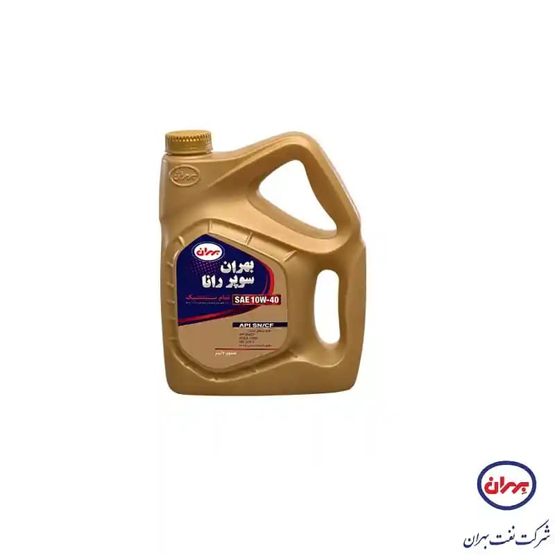 روغن موتور بهران سوپر رانا حجم ۴ لیتر گرید ۱۰W-40 SM/CF