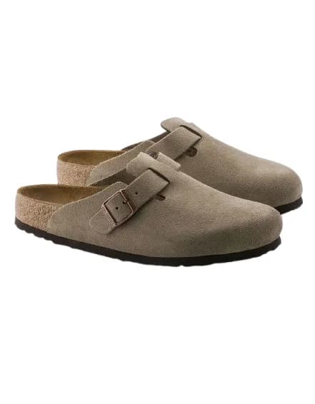 بیرکن استاک مدل بوستون خاکی | birkenstock boston