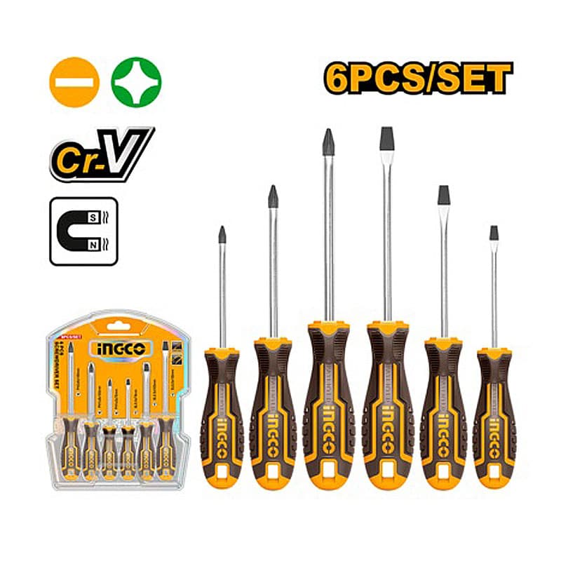 ست پیچ گوشتی 6 عددی اینکو مدل HKSD0628 — تصویر ۱۲