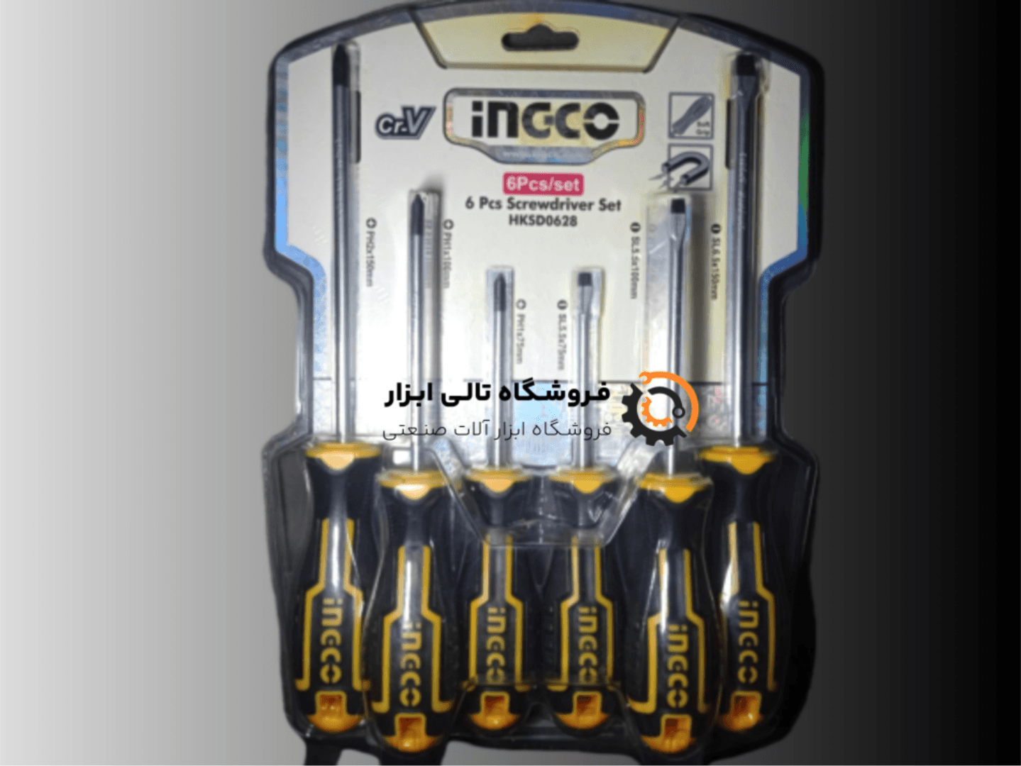 ست پیچ گوشتی 6 عددی اینکو مدل HKSD0628 — تصویر ۹