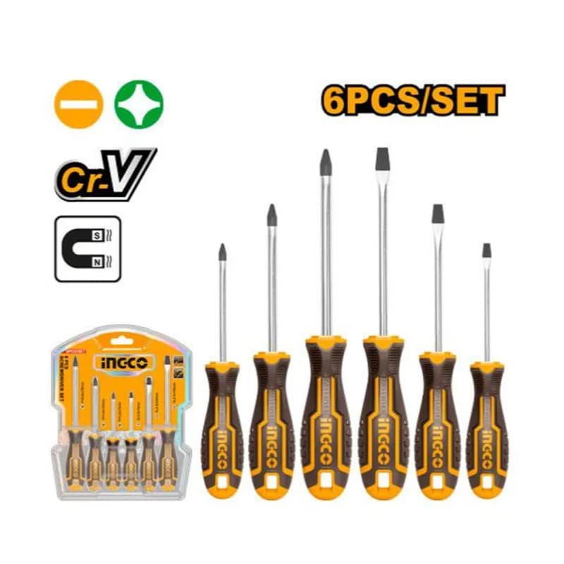 ست پیچ گوشتی 6 عددی اینکو مدل HKSD0628 — تصویر ۳