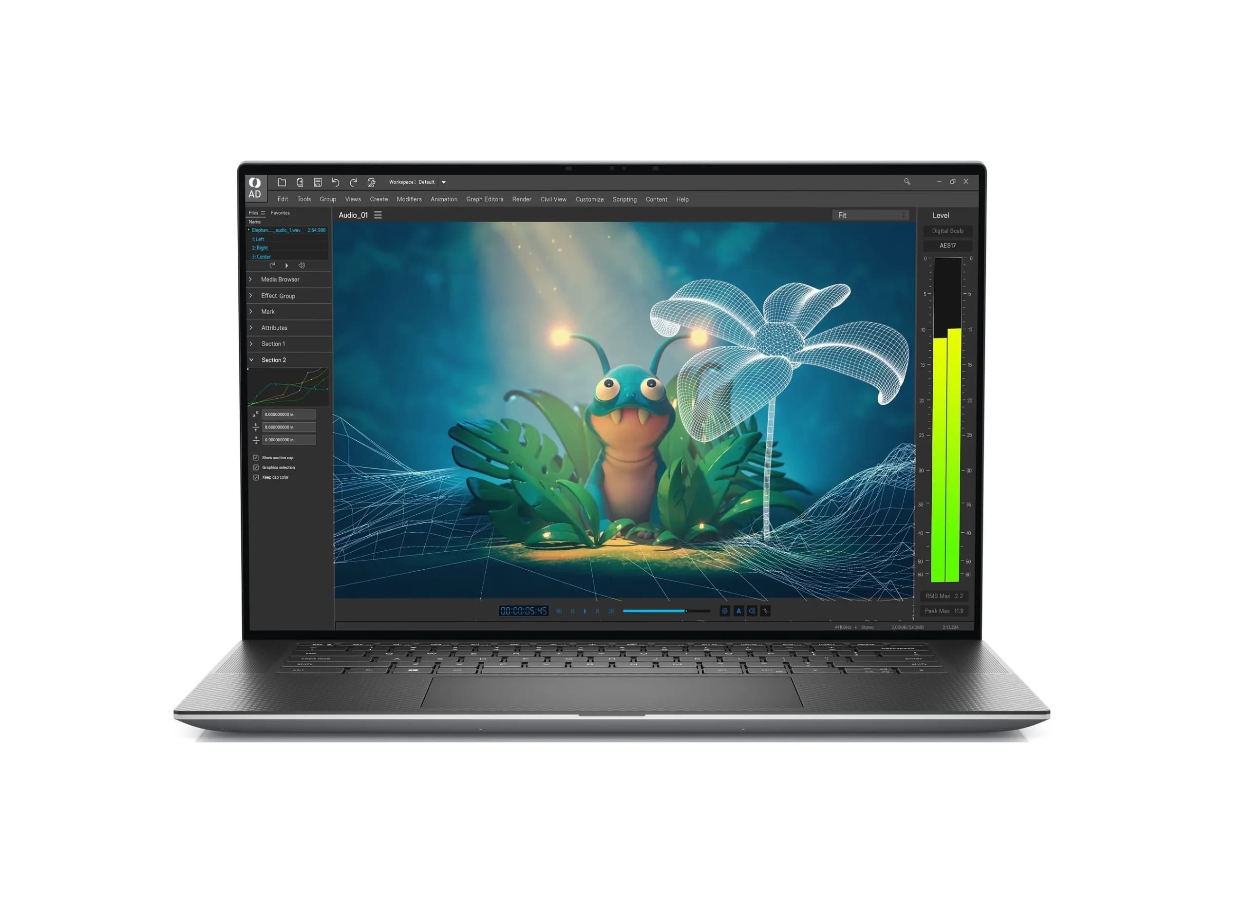 لپ تاپ ورک استیشن Dell Precision 5570 i7-12800H رم 16 گیگ SSD 512 گیگ RTX A2000 8GB لمسی