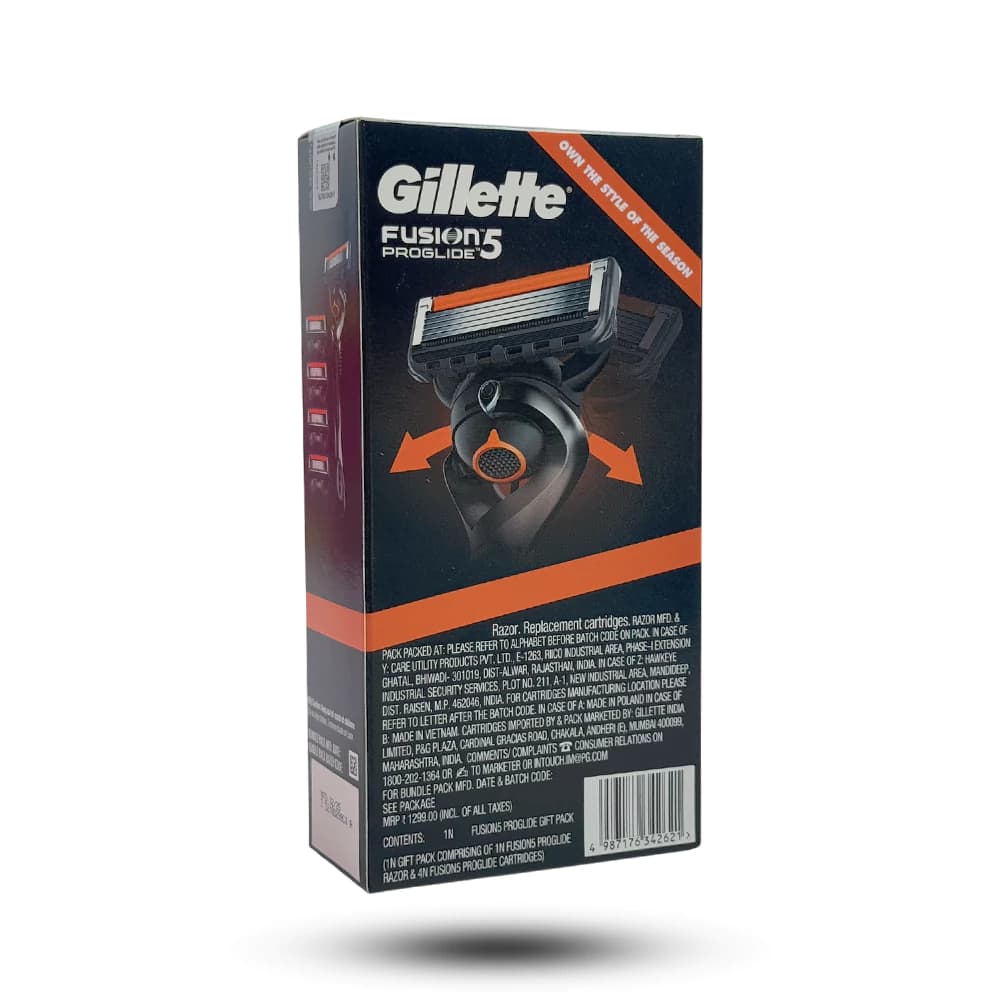خودتراش مردانه ژیلت مدل Fusion5 ProGlide FlexBall به همراه 4 یدک — تصویر ۳