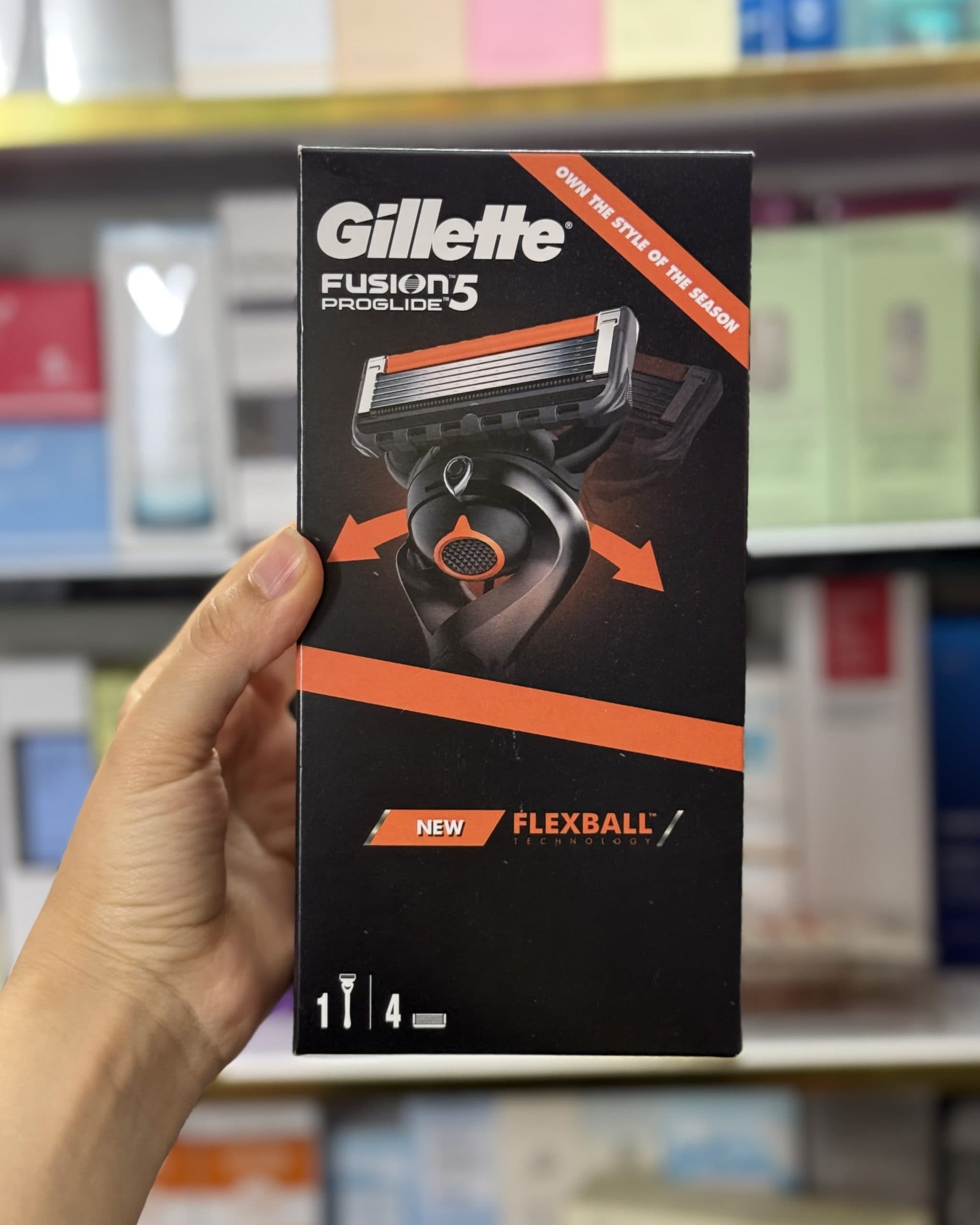 خودتراش مردانه ژیلت مدل Fusion5 ProGlide FlexBall به همراه 4 یدک — تصویر ۹