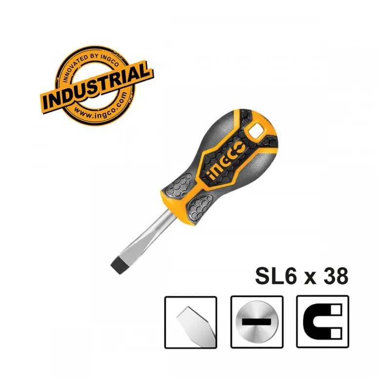 پیچ گوشتی تخت 38 میلی متر اینکو مدل HS282038 — تصویر ۳