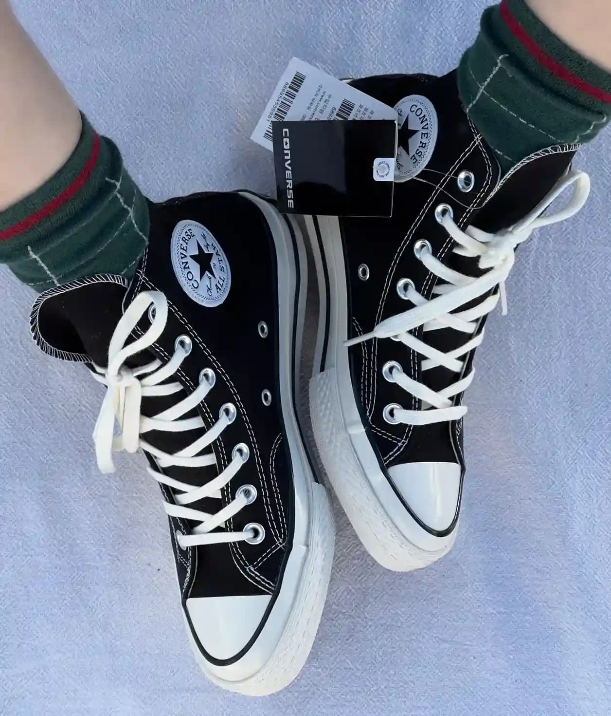 کانورس مشکی 1970 ساقدار | Converse 1970s black hightop — تصویر ۳