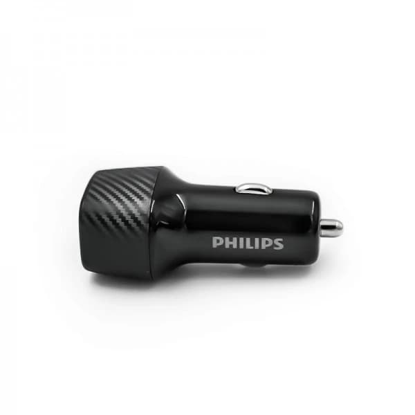 شارژر فندکی 60 وات فیلیپس مدل DLP5522C به همراه کابل USB-C — تصویر ۴