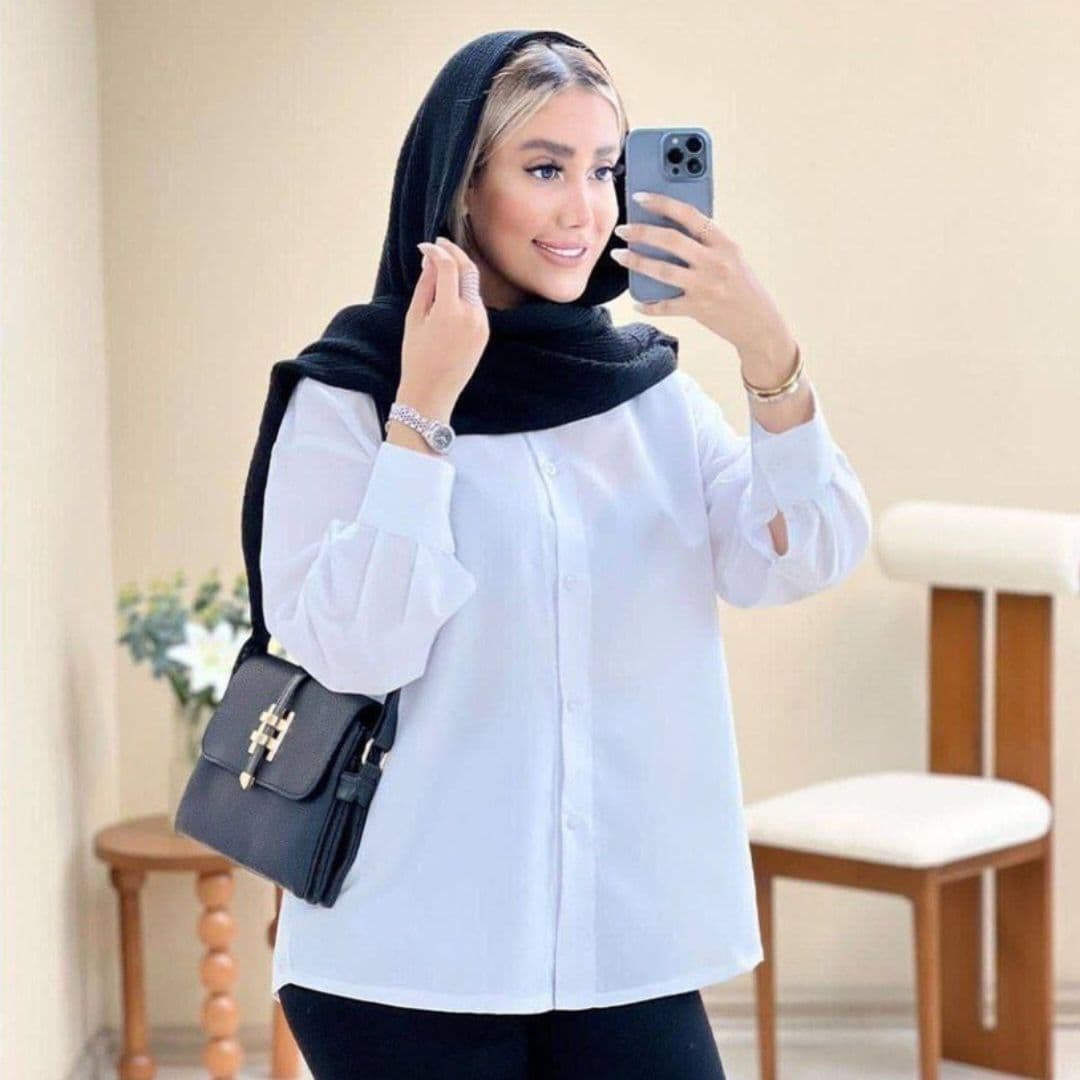 شومیز پیراهنی ساده