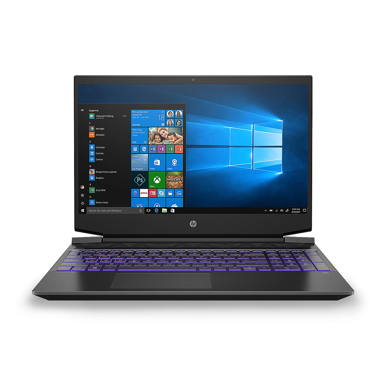 لپ تاپ گیمینگ HP Pavilion Gaming 15 Ryzen 5 5600H رم 8GB SSD 512GB GTX 1650 144Hz