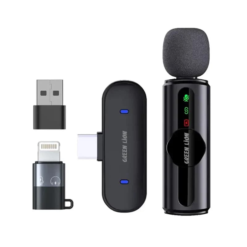 میکروفون یقه‌ای وایرلس گرین لاین مدل GM-75X — تصویر ۳