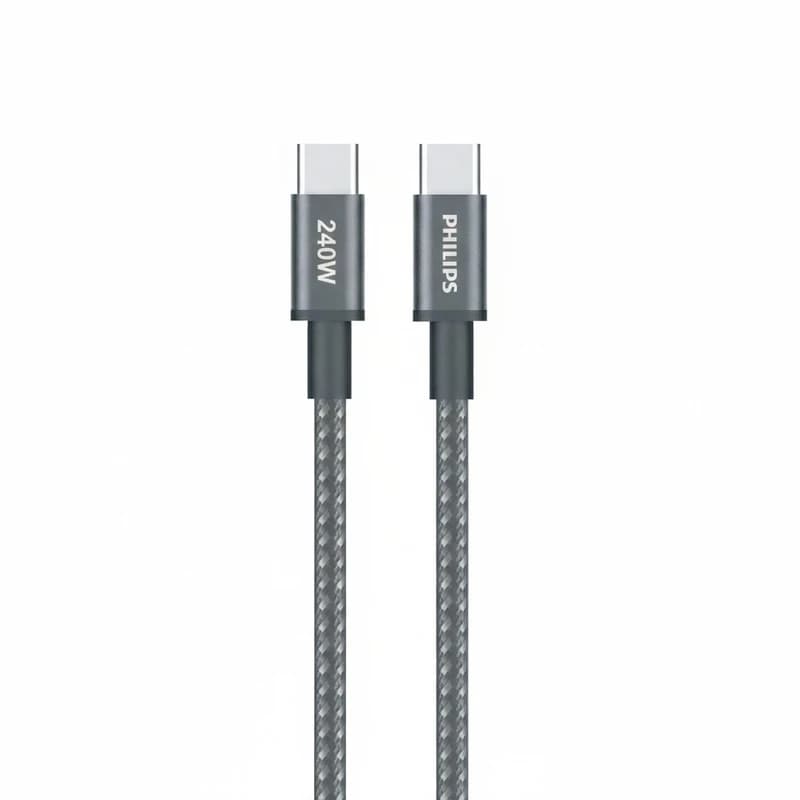 کابل شارژ USB-C به USB-C فیلیپس مدل DLC7030C — تصویر ۲