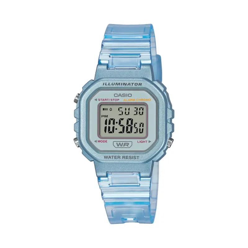 ساعت بچگانه چند ضلعی آبی کاسیو مدل LA-20WHS-2ADF — تصویر ۴