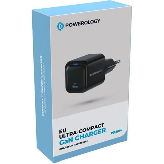 شارژر دیواری پاورولوژی مدل PWCUQC015 ظرفیت 20 وات تایپ سی — تصویر ۴