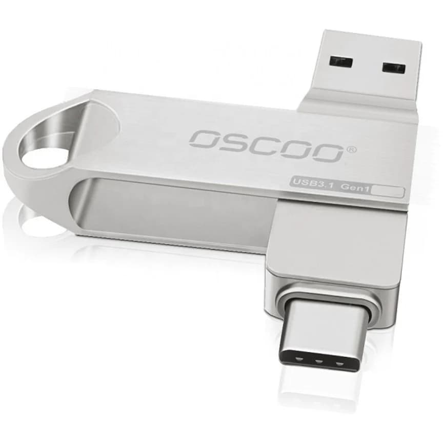 فلش مموری اوسکو CU002 ظرفیت 64 گیگابایت USB 3.1 و Type-C — تصویر ۲