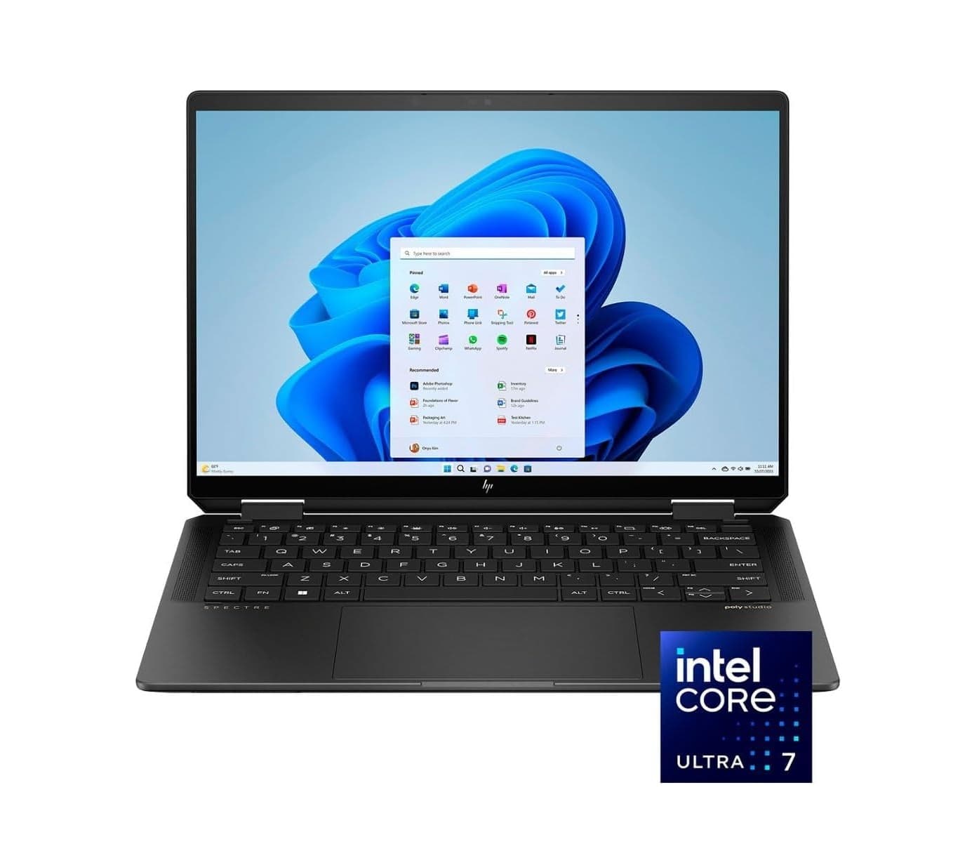 لپ تاپ HP Spectre x360 14 Ultra 7-155H رم 32 گیگ و SSD یک ترابایت