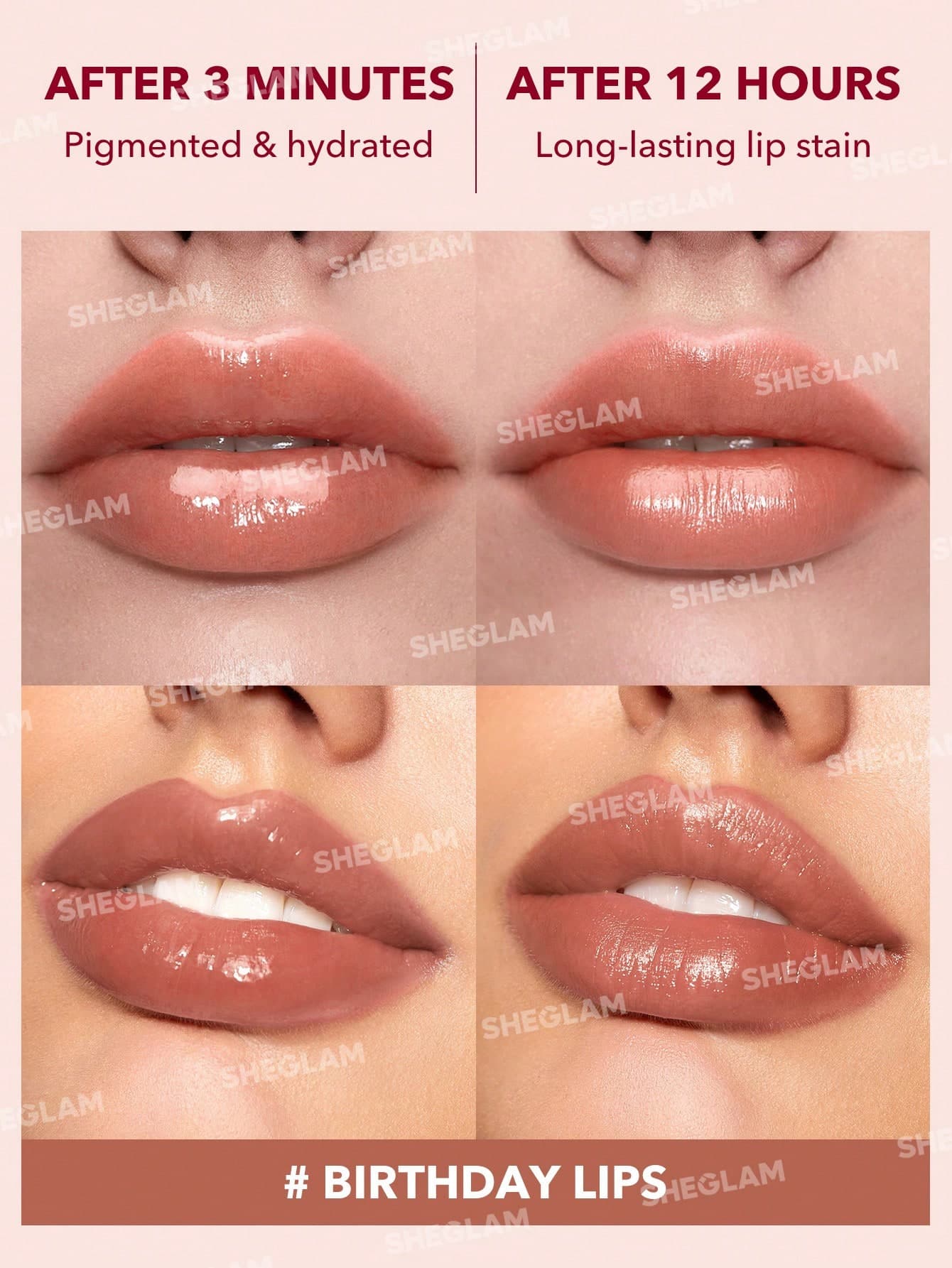 تینت لب Birthday Lips شیگلم (اورجینال) — تصویر ۵
