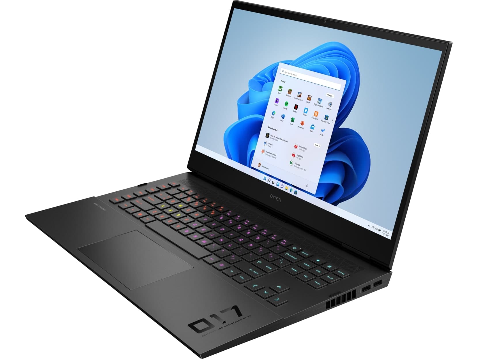 لپ تاپ گیمینگ HP Omen 17 با پردازنده Core i7-13700HX، رم 16 گیگ، SSD یک ترابایت و RTX 4080 — تصویر ۵