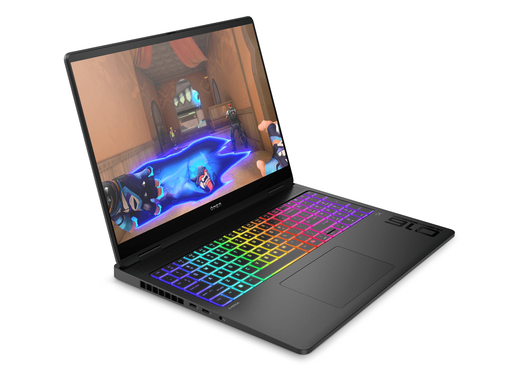 لپ تاپ گیمینگ HP OMEN MAX 16 با پردازنده Ultra 9-275HX، رم 32 گیگ، SSD یک ترابایت، RTX 5090 و نمایشگر 240Hz — تصویر ۶