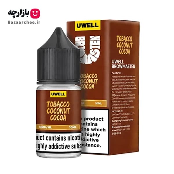 سالت تنباکو شکلات نارگیل یوول | Uwell Tobacco Coconut Cocoa Salt — تصویر ۲