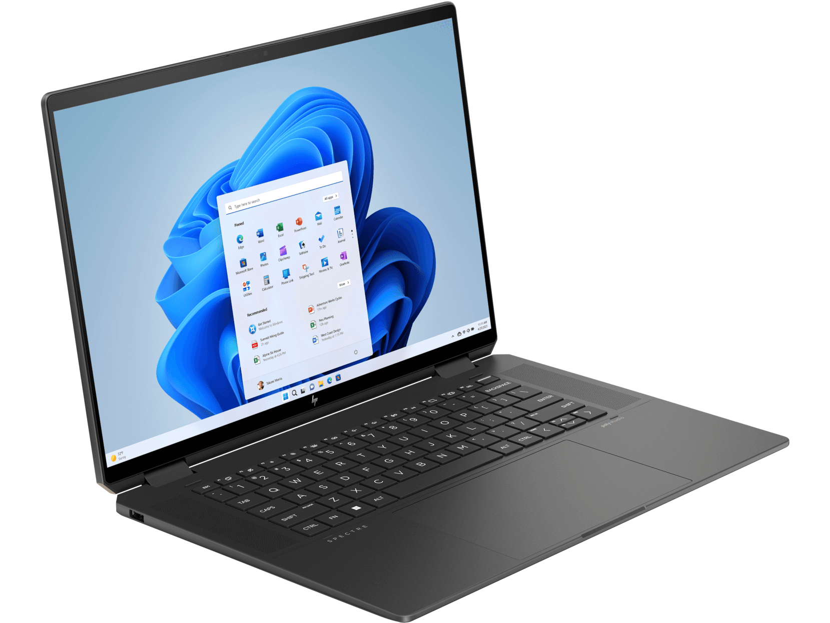 لپ تاپ HP Spectre x360 16 با پردازنده Core Ultra 7 155H، رم 32 گیگ، 1 ترابایت SSD و RTX 4050 — تصویر ۳