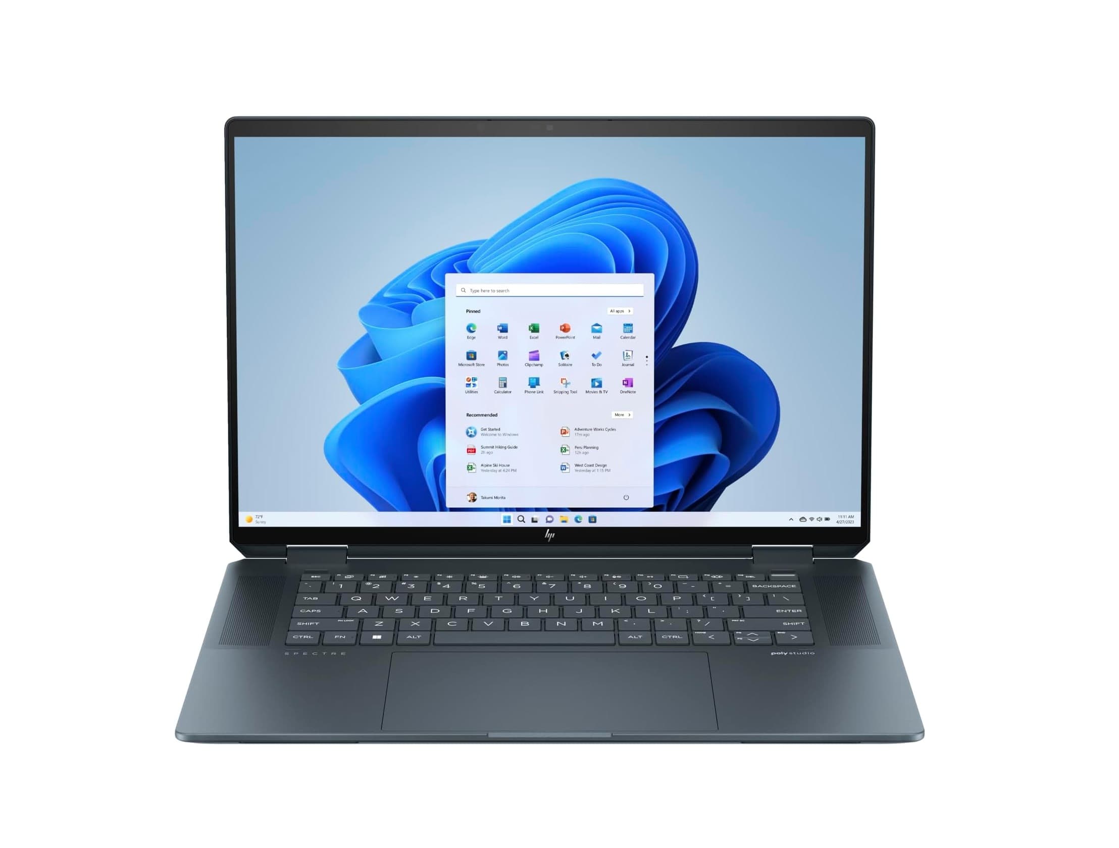 لپ تاپ HP Spectre x360 16 با پردازنده Core Ultra 7 155H، رم 32 گیگ، 1 ترابایت SSD و RTX 4050 — تصویر ۸