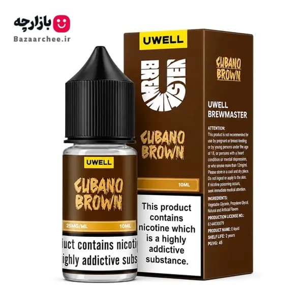 سالت کوبانو قهوه ای تنباکو سیگار برگ یوول | UWELL CUBANO BROWN Salt — تصویر ۲