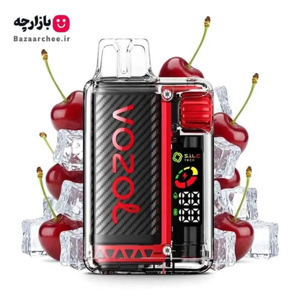 ویپ پاد یکبار مصرف آلبالو یخ 20000 پاف وزول | Vozol Vista Plug CHERRY ICE