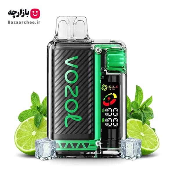 ویپ پاد یکبار مصرف نعناع موهیتو یخ 20000 پاف وزول | Vozol Vista Plug MENTHOL MOJITO