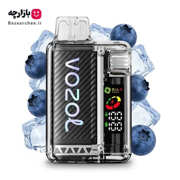 ویپ پاد یکبار مصرف بلوبری یخ مستر بلو 20000 پاف وزول | Vozol Vista Plug MR BLUE