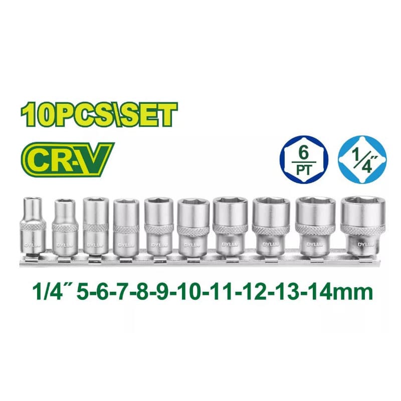 ست بکس ریلی 10 عددی 1/4 اینچ دایلو مدل DTST4410 — تصویر ۳